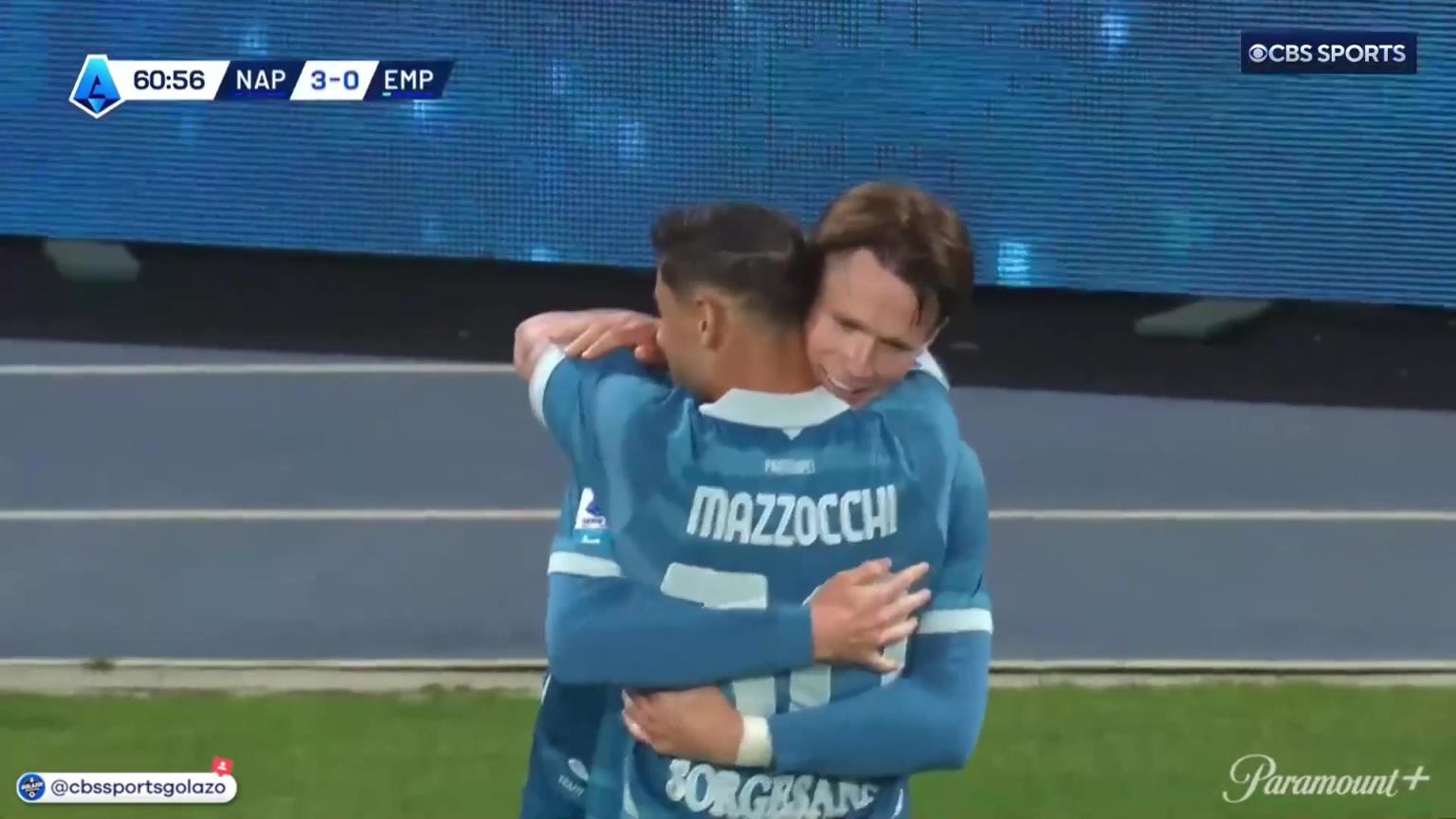 無敵雙響炮！麥克托米奈甩頭破門梅開二度！盧卡庫傳中送助攻！